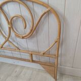 Rattan and bamboo headboard 120cm