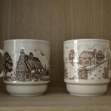Set of 2 English Cups Coloroll