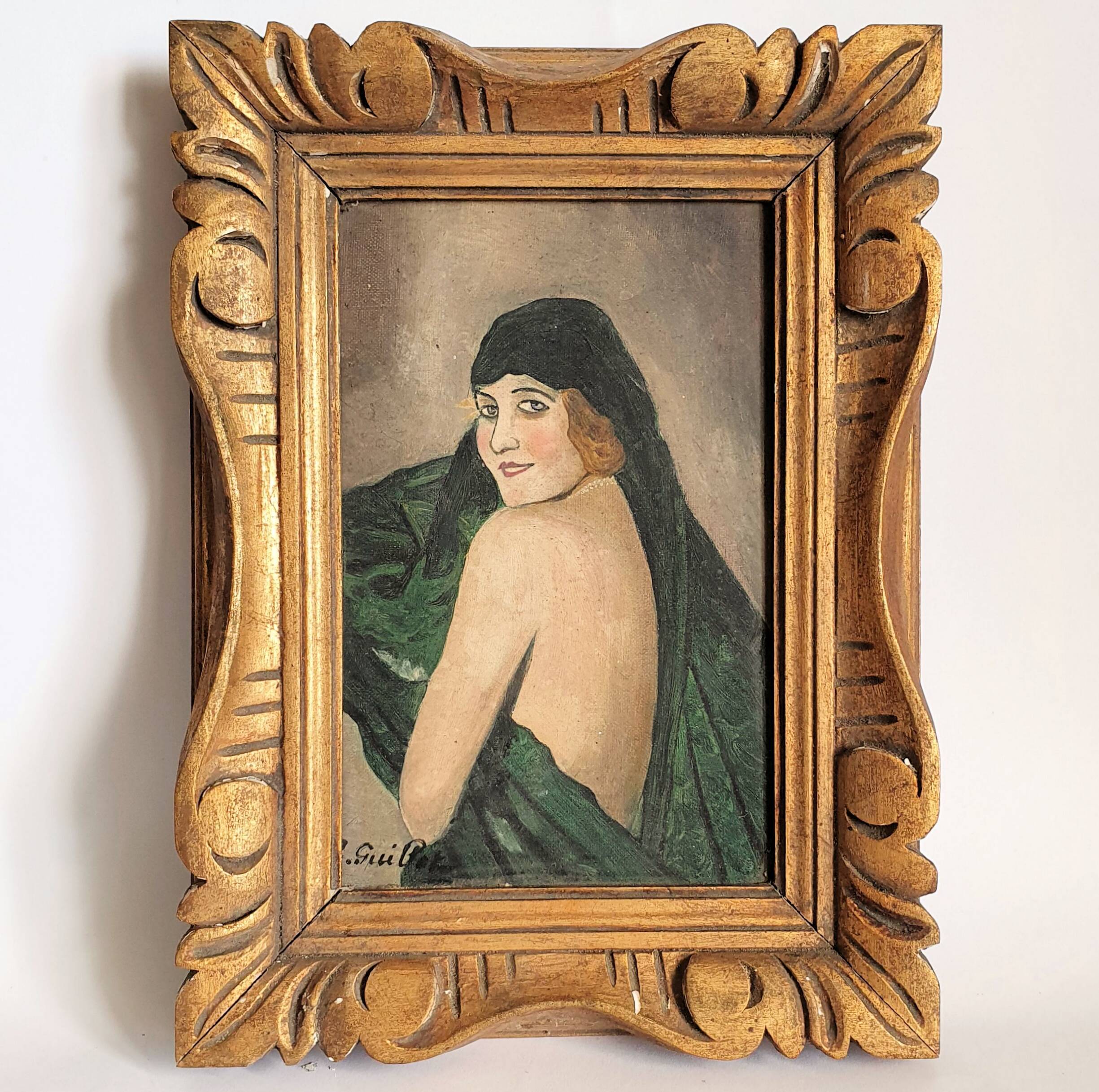 Oil on canvas by Gabrielle Guillot De Raffaillac