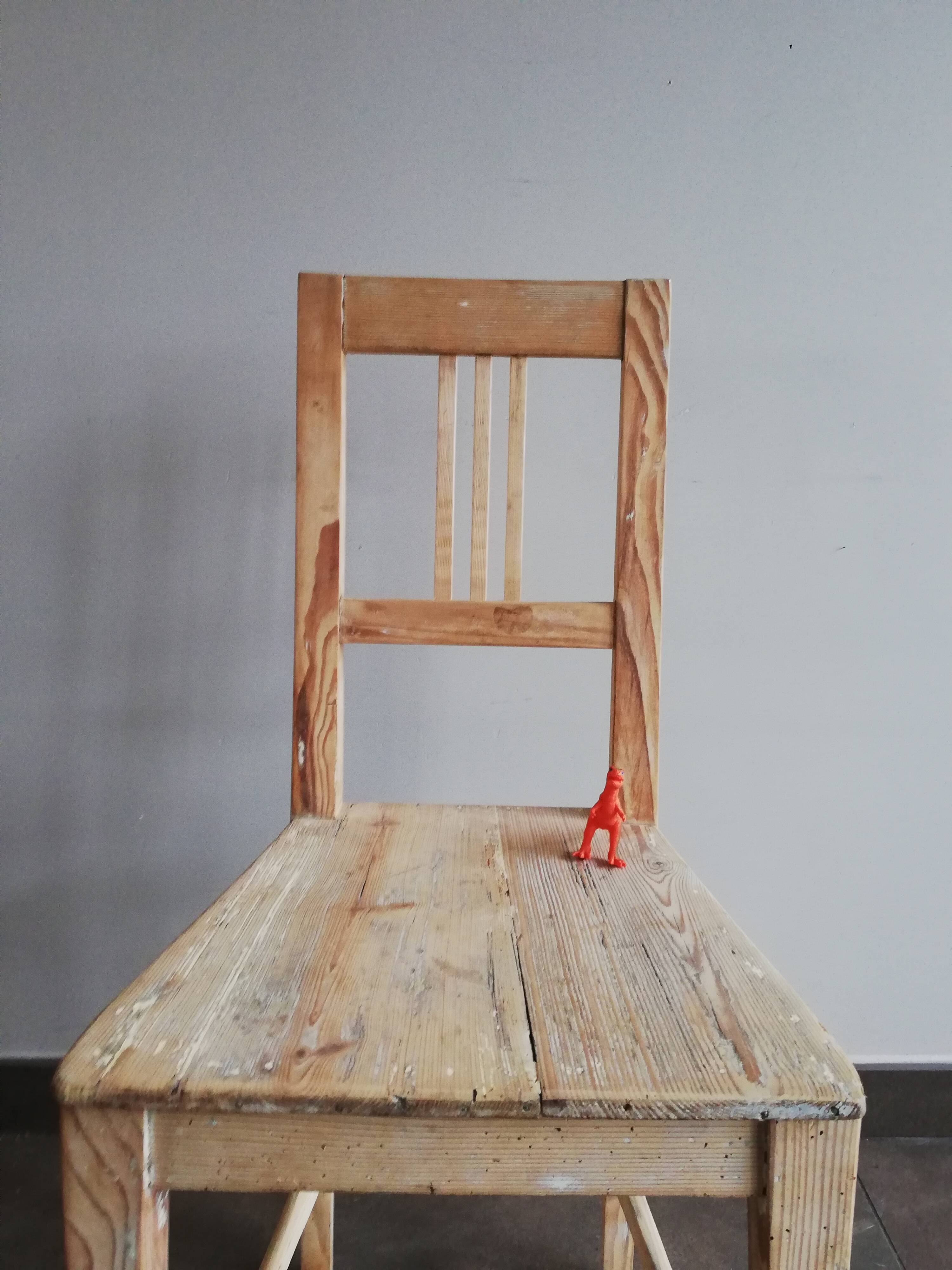 Vintage wooden chair, 50s