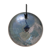Vintage blue glass suspension