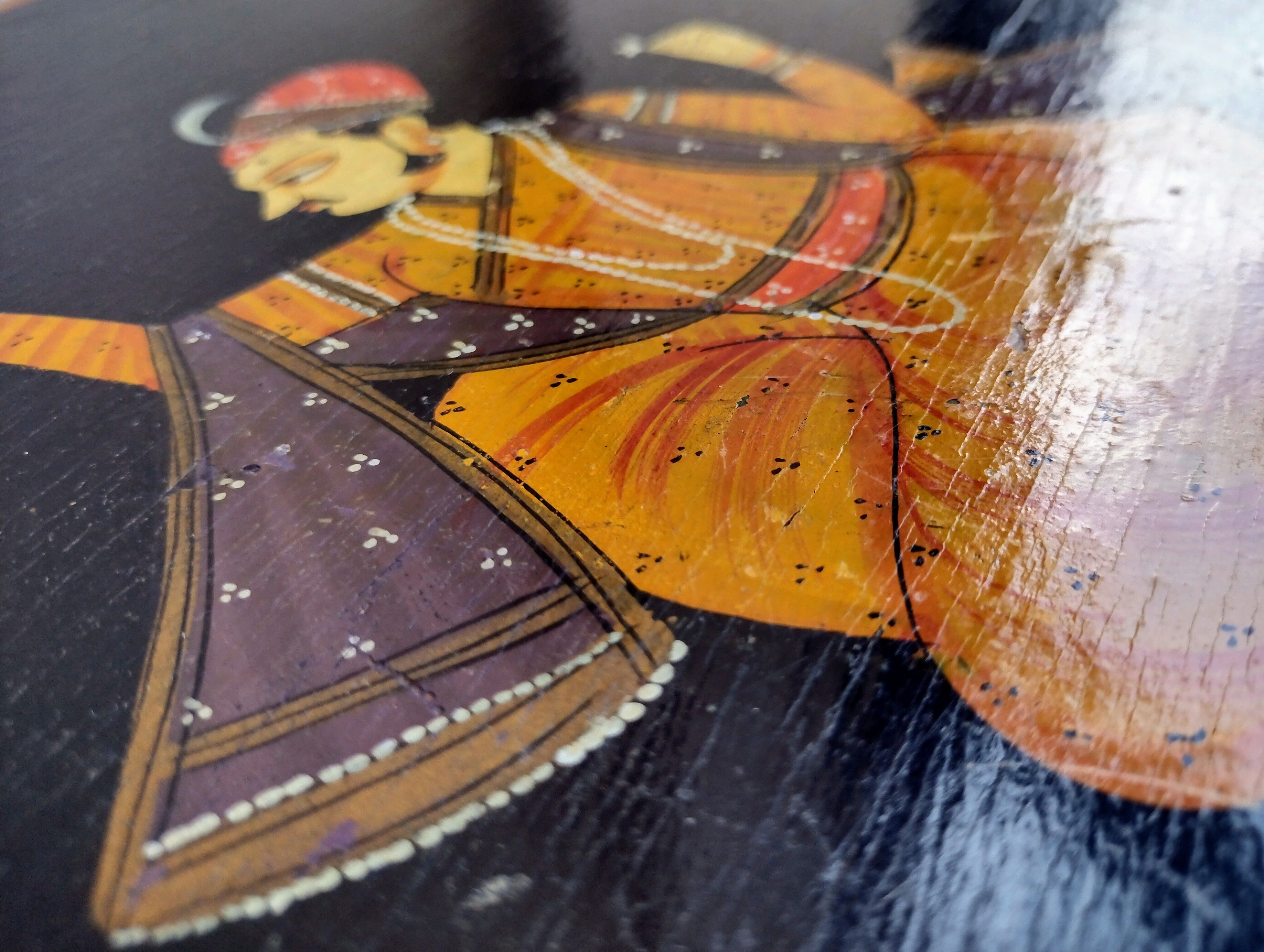 Indian handpainted wedding chest