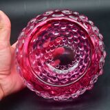 Rare pink Barovier e Toso Bugnato vase