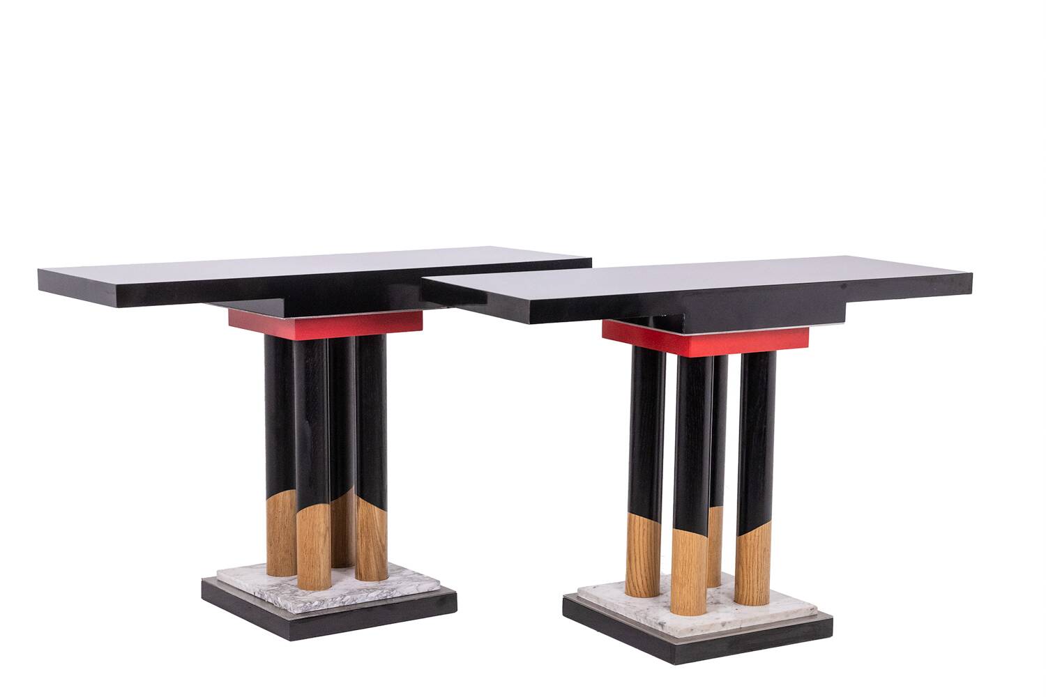 Pair of consoles. 1990s.