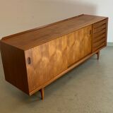 Teak sideboard by Arne Vodder, Model OS29 for Sibast 1950s