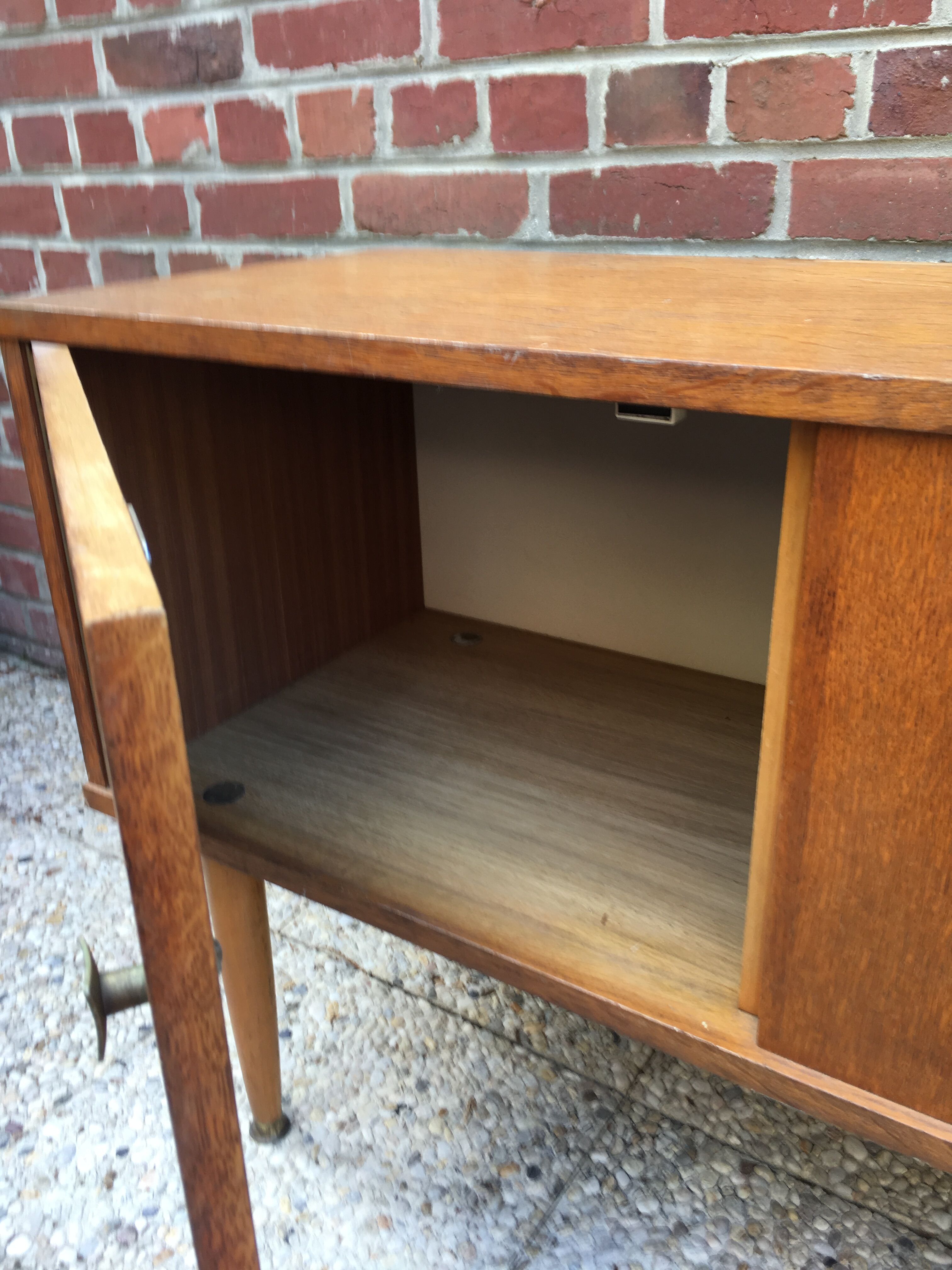 Plaid feet sideboard