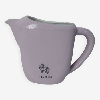 Tigron advertising pitcher vintage pink model