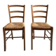 Chaises paillées