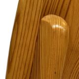 Vintage set of four pinewood chairs Rainer Daumiller minimalist design