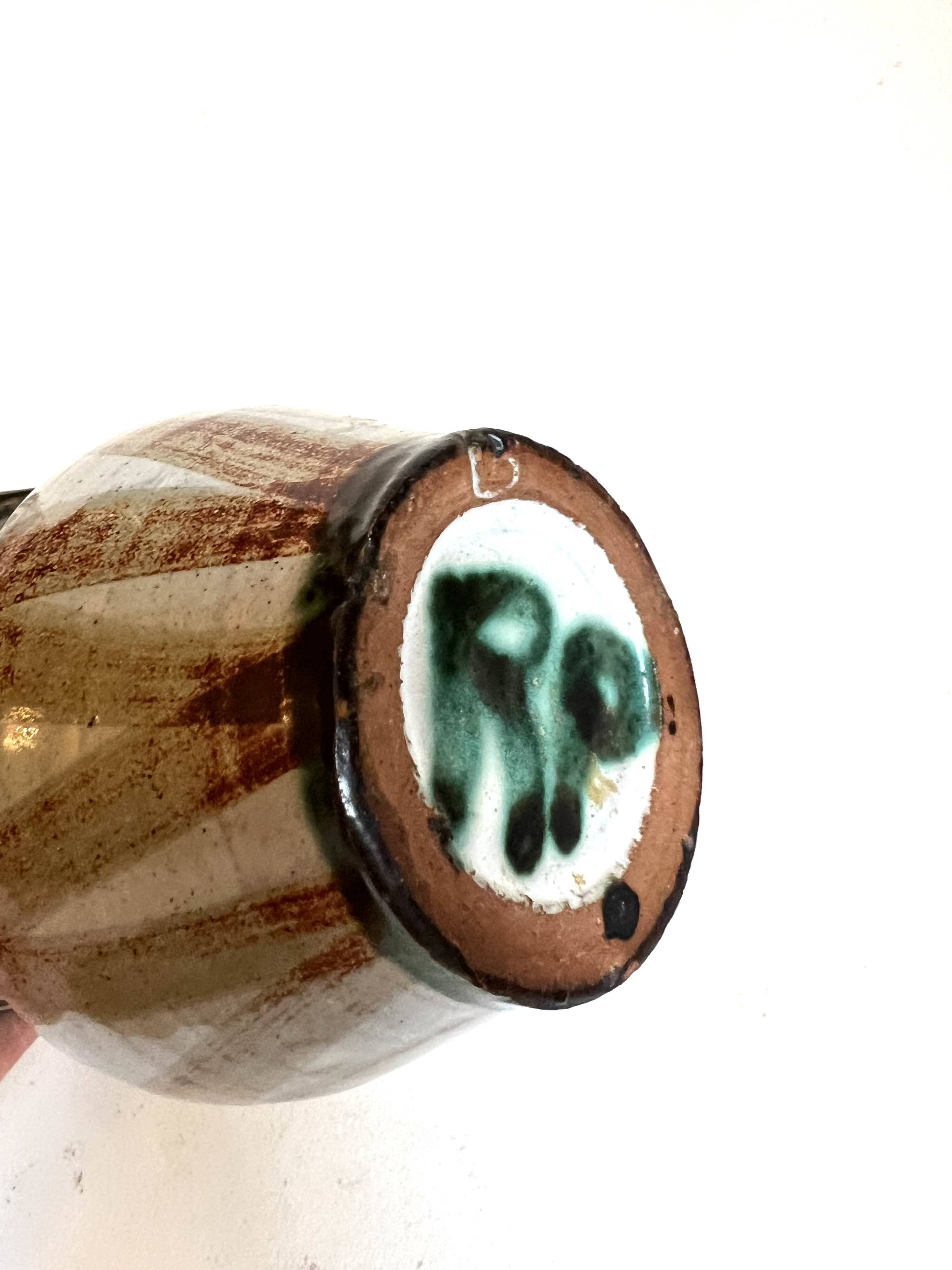 Robert Picault, Eared vase circa 1960. Vallauris