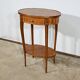 Small Marquetry Living Room Table, Louis XV / Louis XVI Transition style – 1920