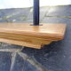 Wearing Scandinavian metal and wood wardrobe