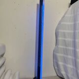 Postmodern Italian metal and plexiglass floor lamp, 1980