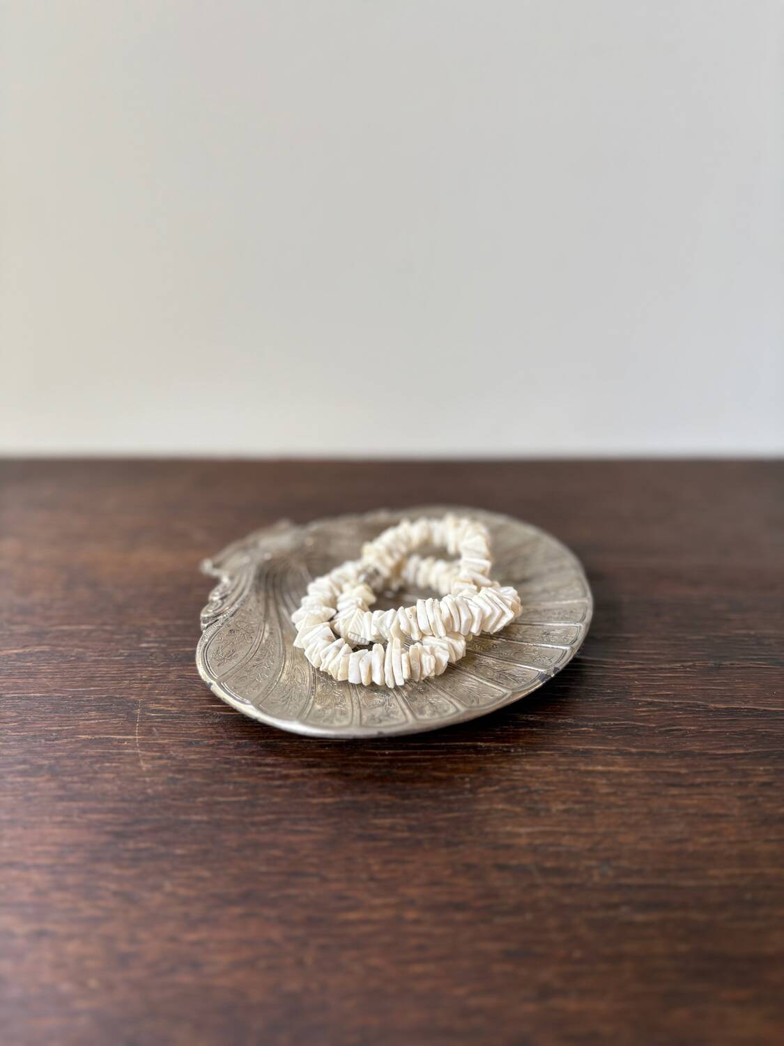 Silver-plated metal shell emptier, 1800