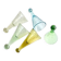 Biot glassware, 5 pomponette glasses