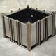 Romeo Rega for Zevi, attributed to – Chrome and brass planter, It