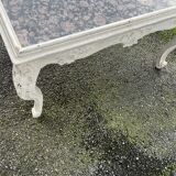 Regency style coffee table with marble top