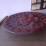 Ceramique annees 50's decor d'oiseau