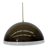 Mushroom hanging lamp brown , 1970s