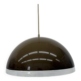 Mushroom hanging lamp brown , 1970s