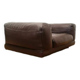 Roche Bobois armchair in brown leather