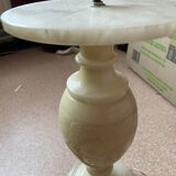 Alabaster lamp base