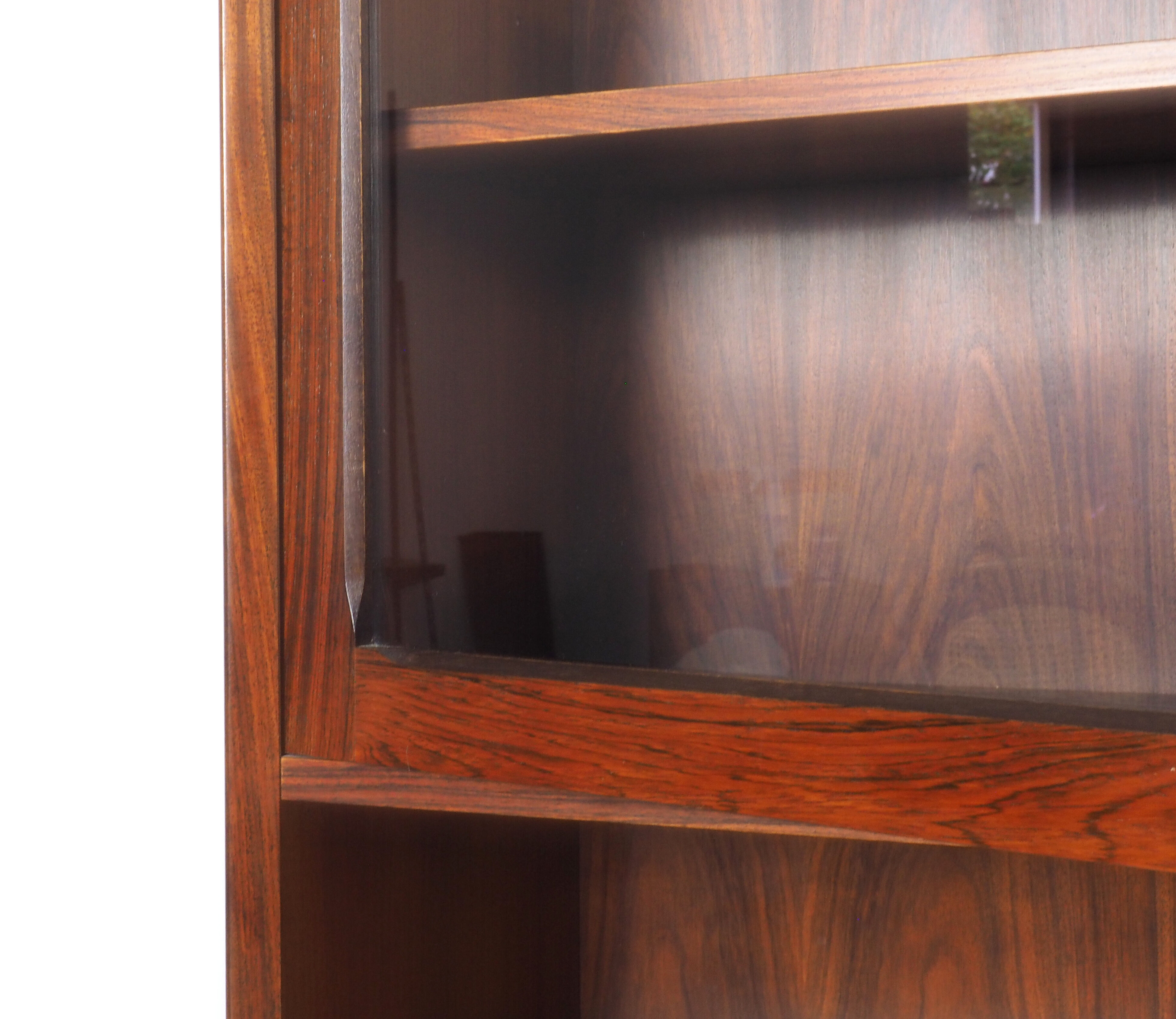 Danish design rosewood sideboard with display cabinet from Brouer, 1960s