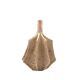 Organic modern white earthenware vase, France 1970s