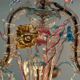 Venetian chandelier rezzonico in multicolored murano glass circa 1920