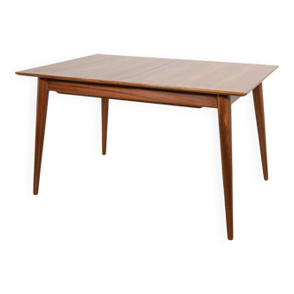 Mid-century walnut extendable dining table, Denmark, 1960s