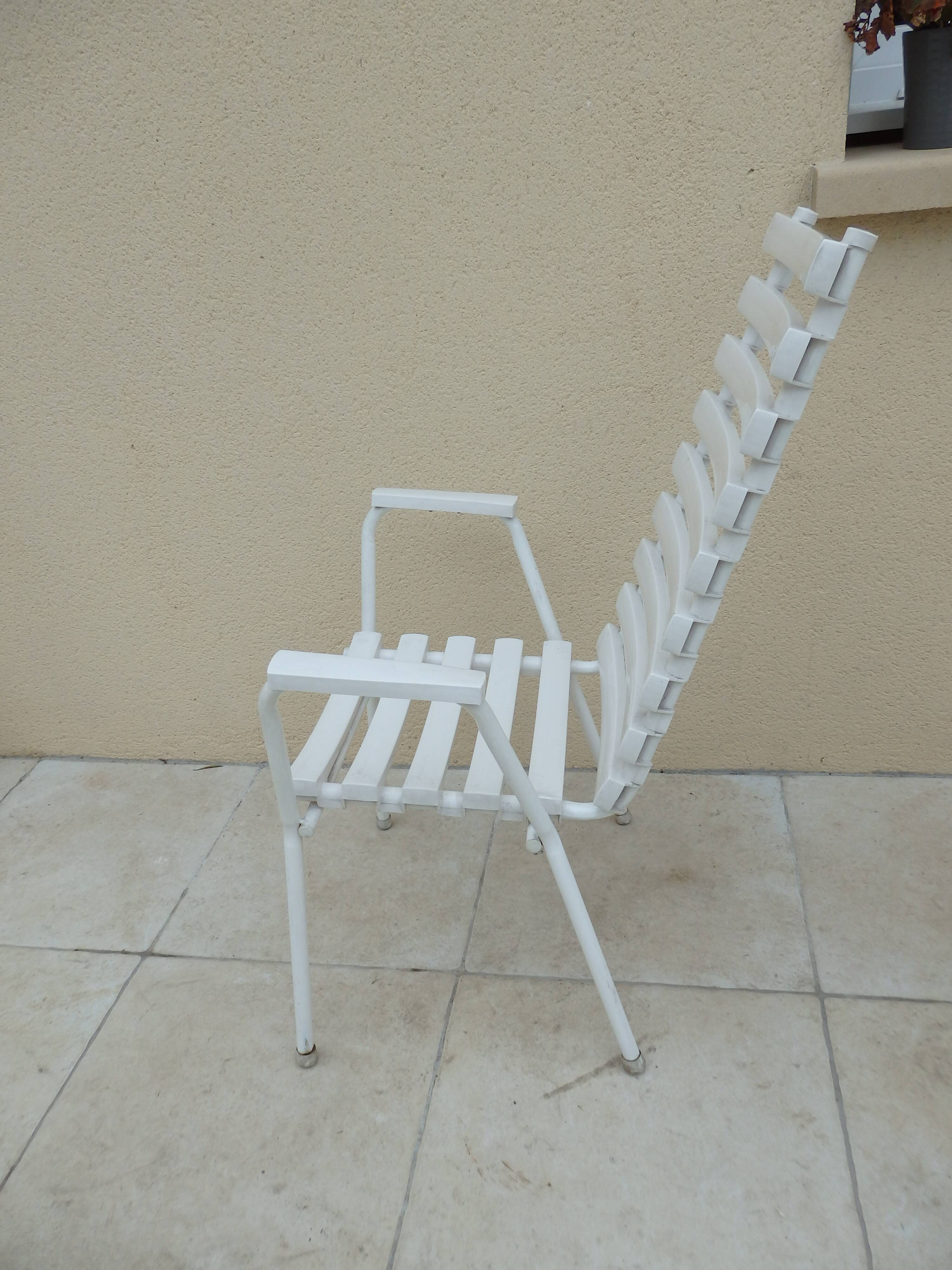 Garden armchair year 70s Sauvagnat Aurillac