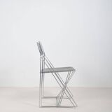 Set of X-Line chairs designed by Niels Jørgen Haugesen for Hybodan, '70