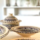 Artisanal Moroccan Dish Service 8 pieces