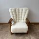 Fauteuil en chêne de Guillerme et Chambron