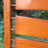 lit une personne en chêne blond années 50-60