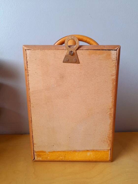 1960s rattan wall hook