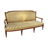 Beech Sofa Period Louis XVI XVIII Th Century