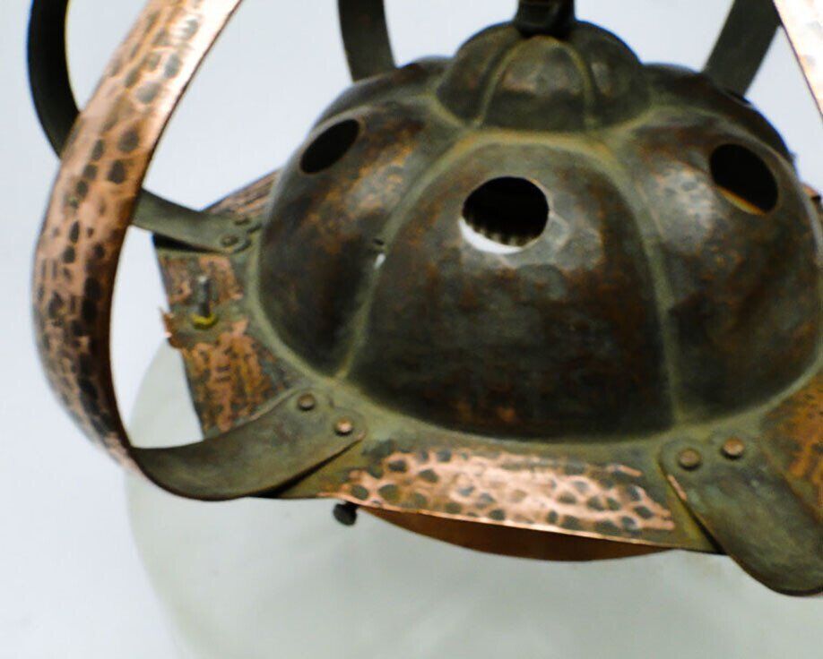 20th century glass pendant lamp, Austro-Hungary, 1890s