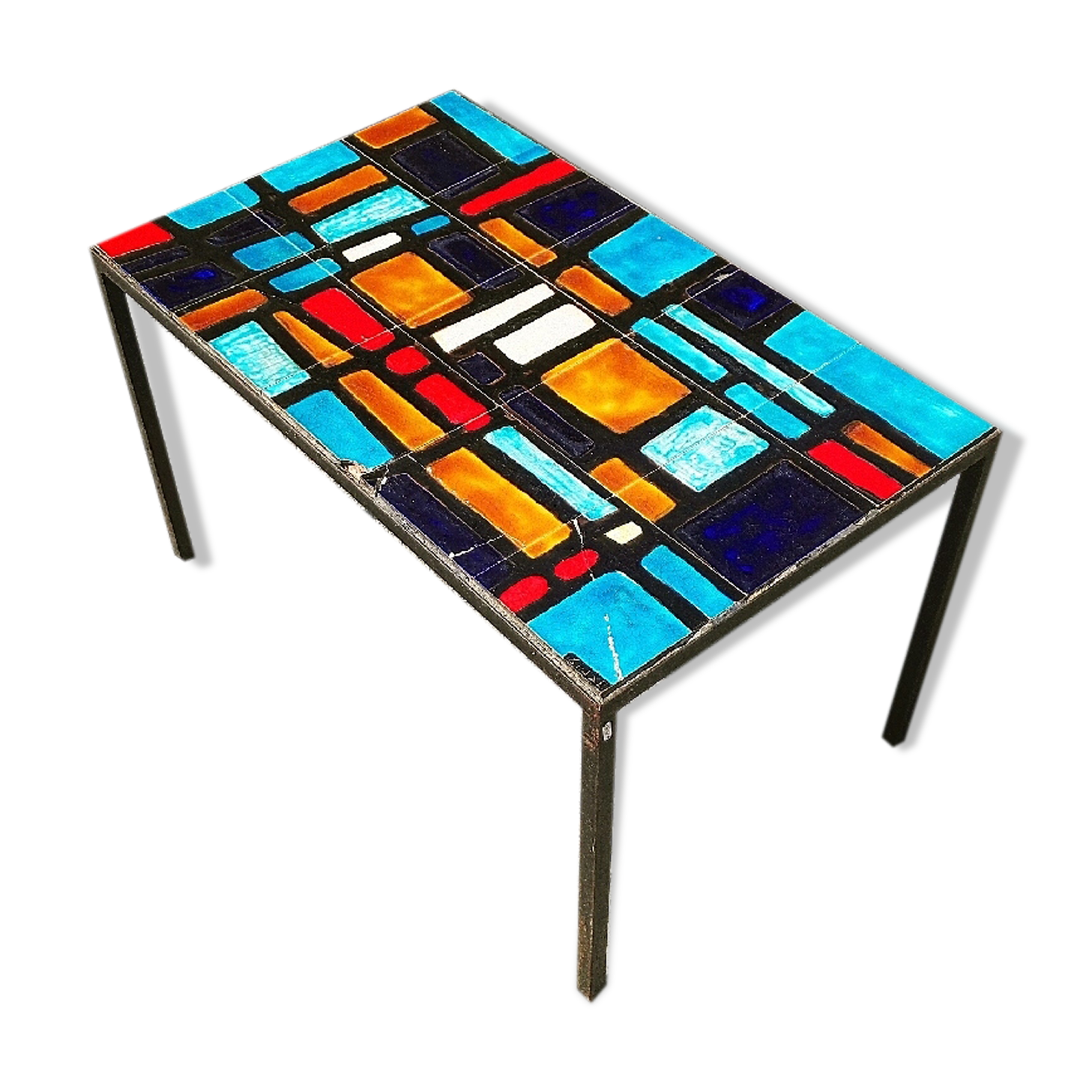 Ceramic coffee table design 50s