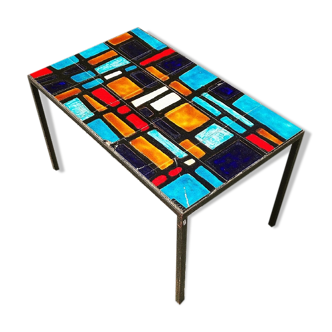 Ceramic coffee table design 50s