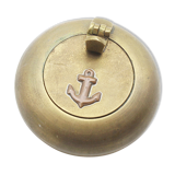 Anchor brass ashtray