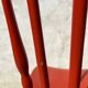 Brick red Baumann chair