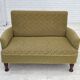 1950s, Danish 2-seater sofa, green furniture wool fabric.
