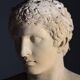 Bust on pedestal 20th century Antinous