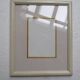 Off-white wooden frame for 242 x 300 mm subject