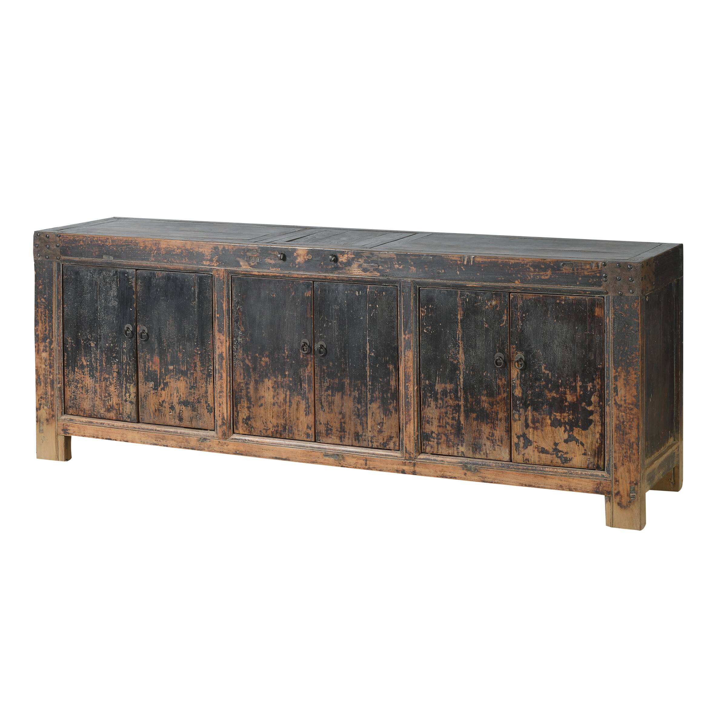 Qingdao - Antique Chinese buffet in solid elm no. 27