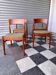 Set of 4 Danish teak chairs