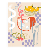 Illustration “summer lunch” A4