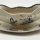 Saucière terre de fer, motifs nénuphars