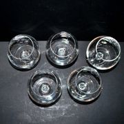 V&B Villeroy & Boch set of 5 crystal balloon glasses for cognac and brandy